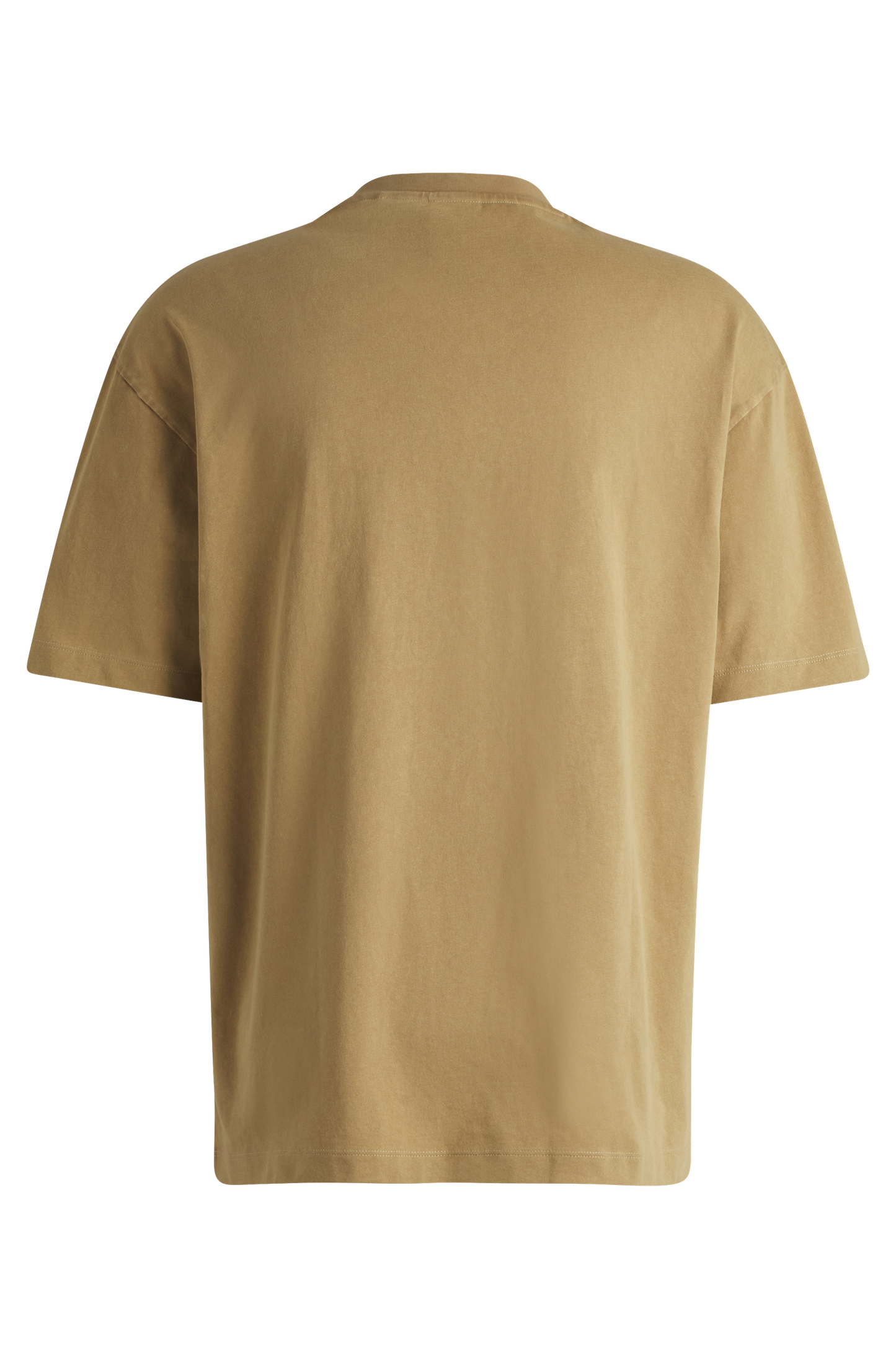 T-shirt beige lavata da uomo Hugo Boss Fanwear del team RB F1 di Visa Cash App