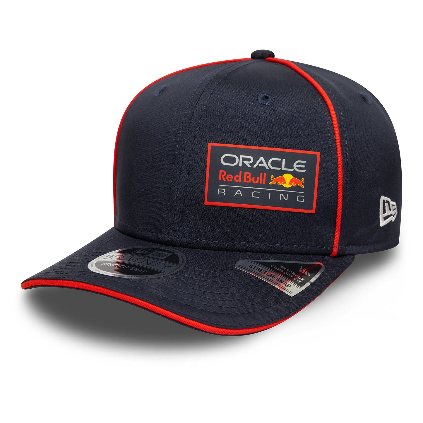 Cappello unisex Oracle Red Bull Racing F1 Team New Era 9Seventy Stretch Snap blu scuro 2025