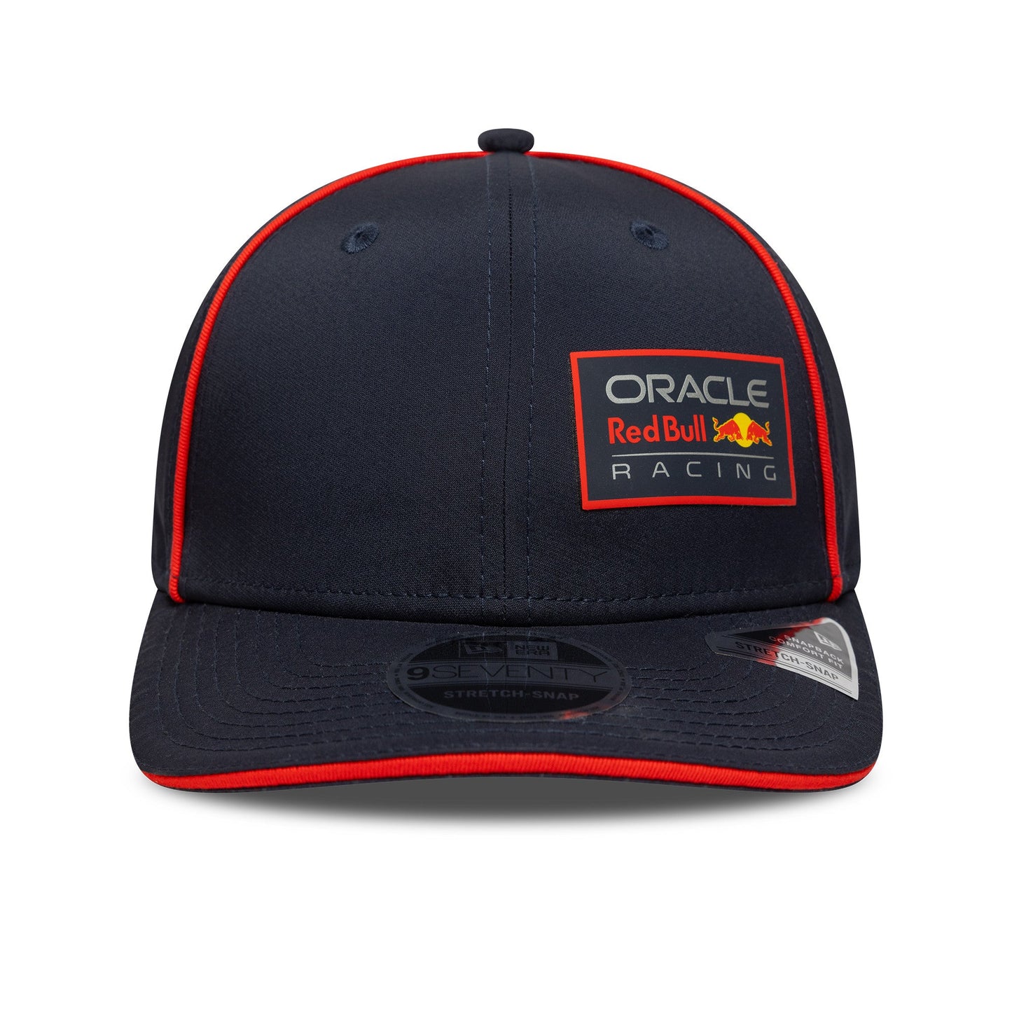 Cappello unisex Oracle Red Bull Racing F1 Team New Era 9Seventy Stretch Snap blu scuro 2025