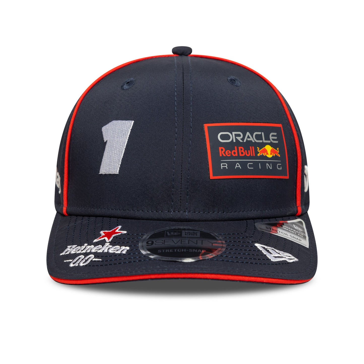 Cappellino unisex New Era Max Verstappen 9Seventy Stretch Snap, blu scuro, modello Oracle Red Bull Racing F1 Team, 2025
