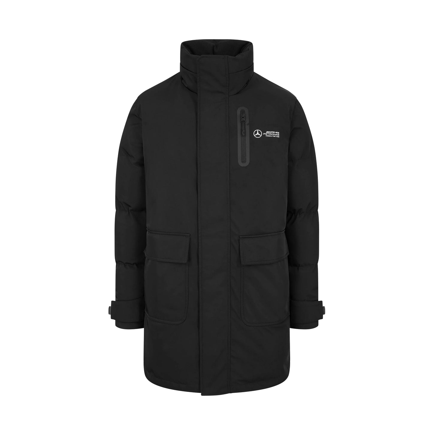 Mercedes AMG Petronas F1 Team Mens Ultimate Black Jacket 2024