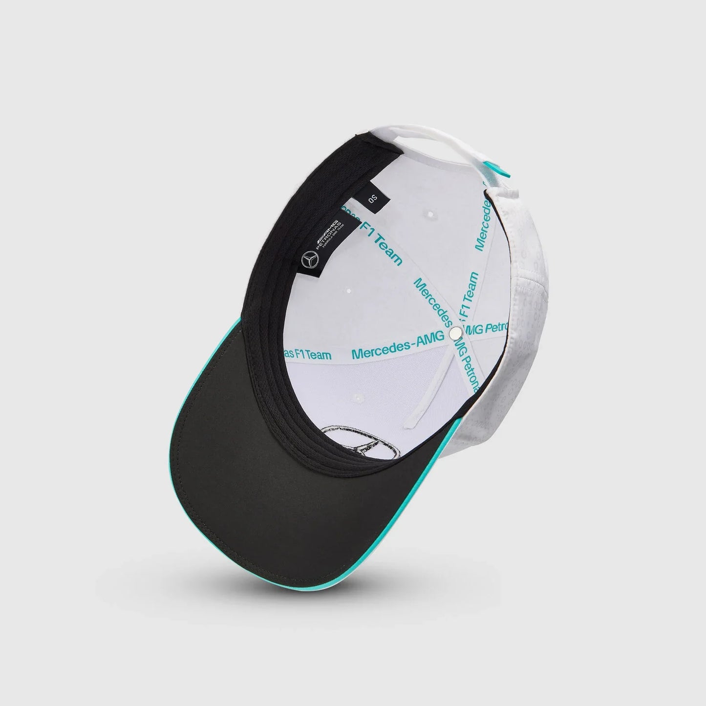 Mercedes AMG Petronas F1 Team Unisex White Baseball Hat