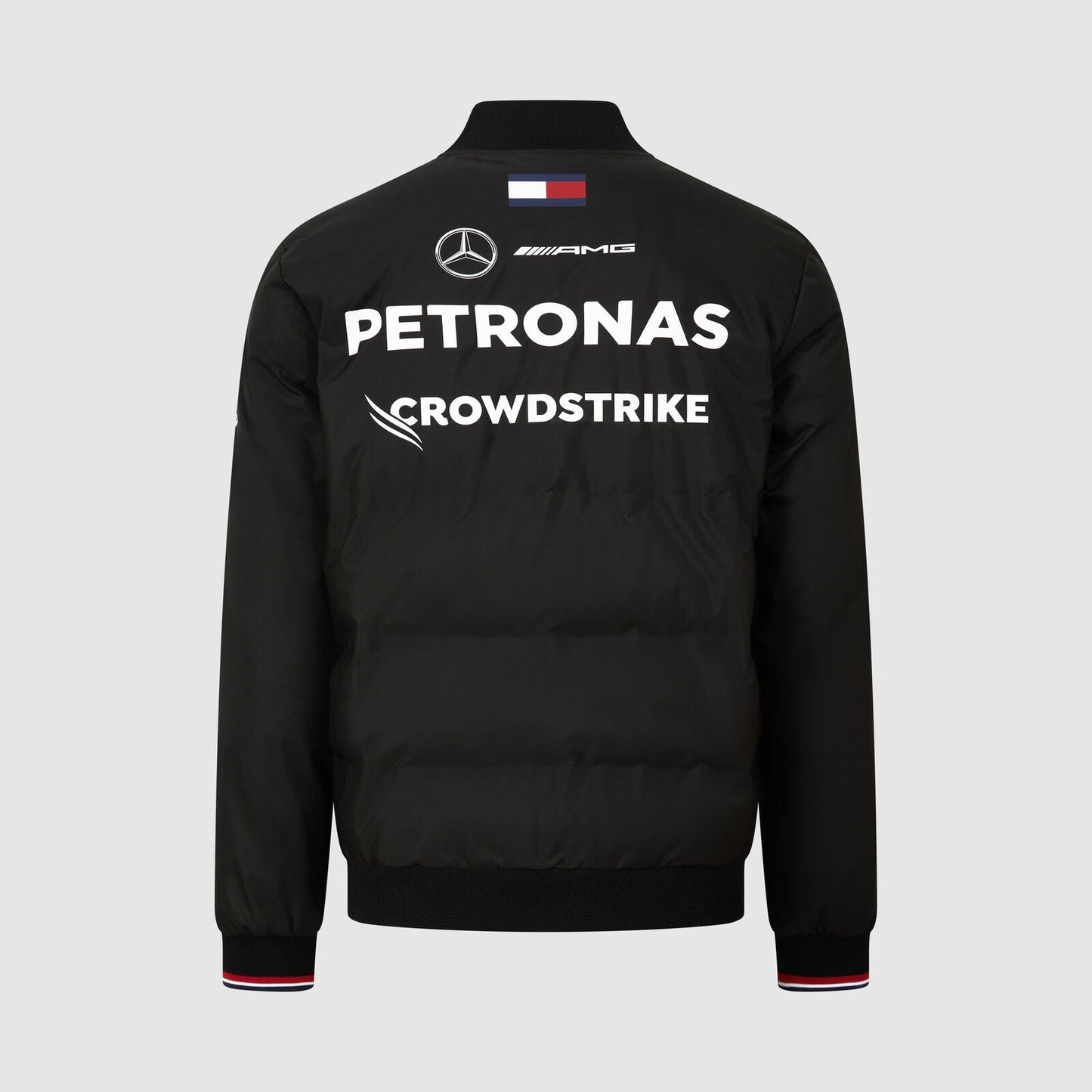 Mercedes AMG Petronas F1 Mens Insulated Bomber Black Jacket 2024