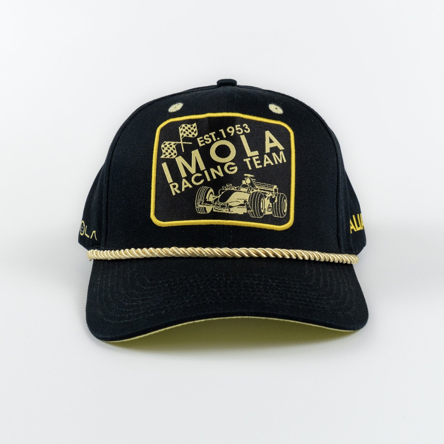 Imola Circuit Racing Heritage Unisex Black and Yellow Hat