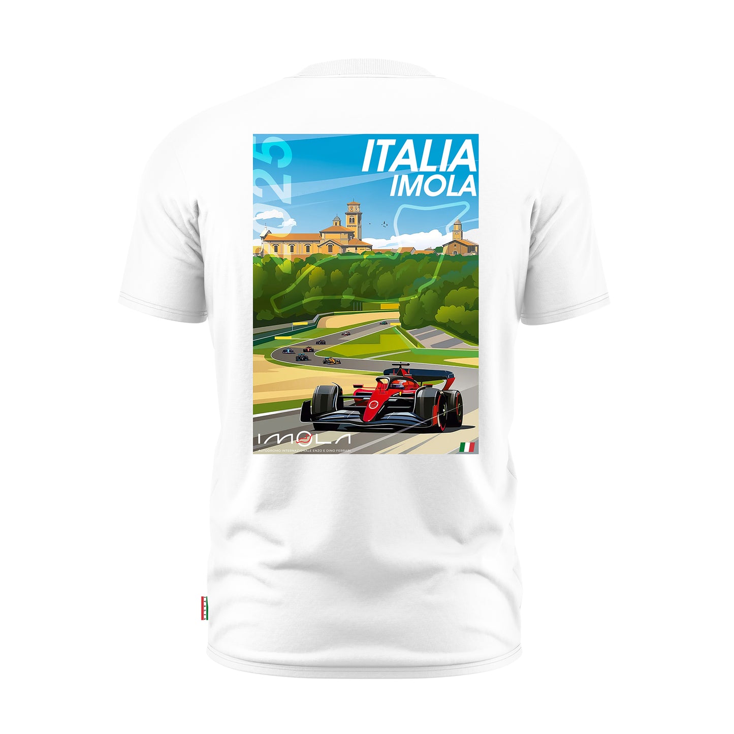 Imola Circuit Italia Imola Men's White T-Shirt