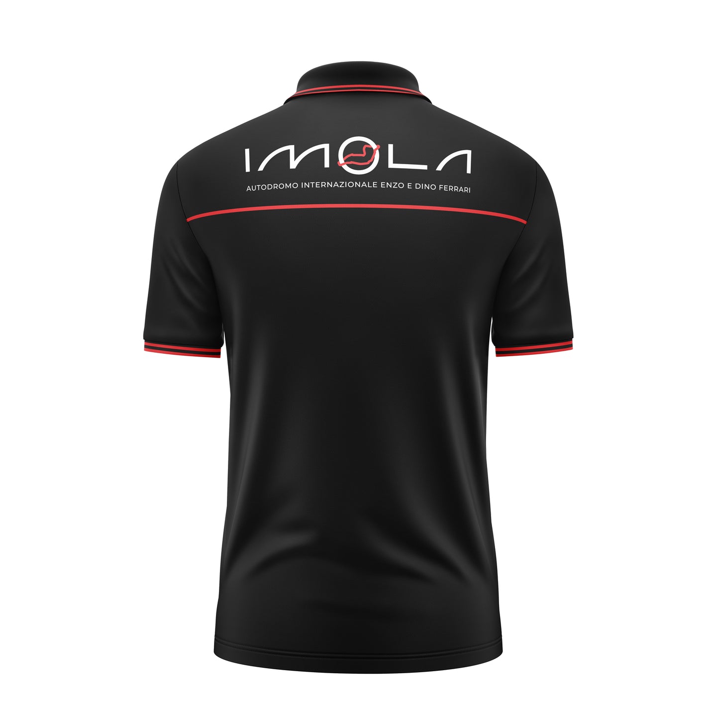 Imola Circuit Men's Black Polo Shirt
