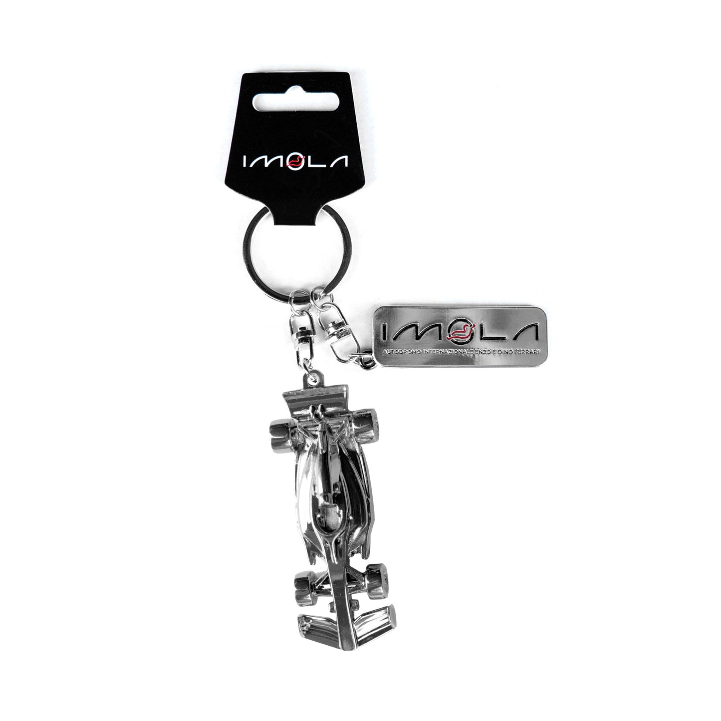 Imola Circuit Racing Car Sliver Keyring