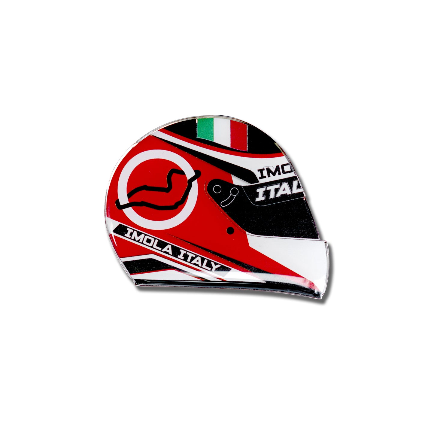 Imola Circuit Helmet Red Magnet