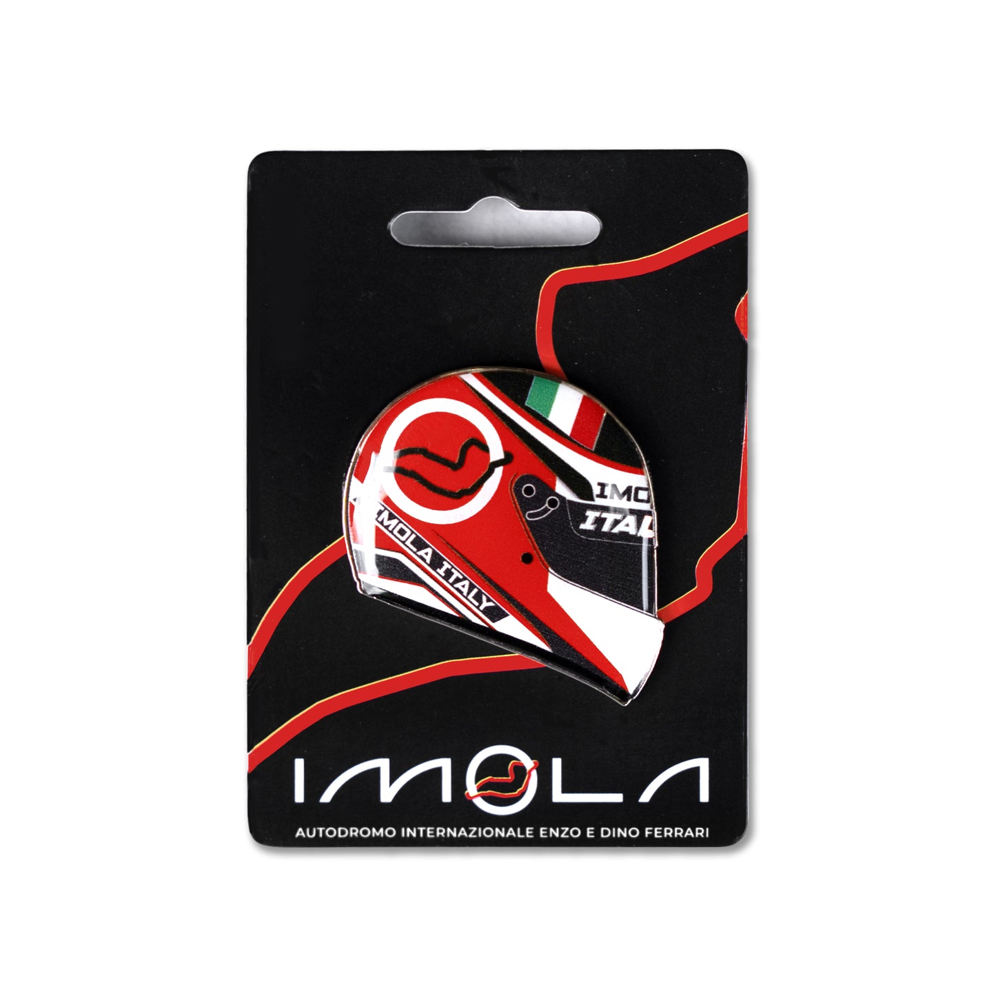 Imola Circuit Helmet Red Pin