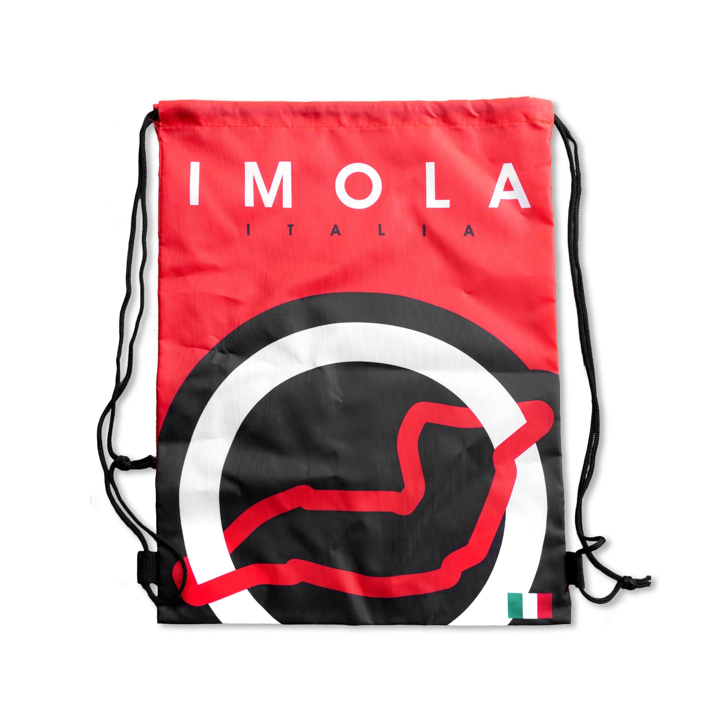 Imola Circuit Red Drawstring Bag
