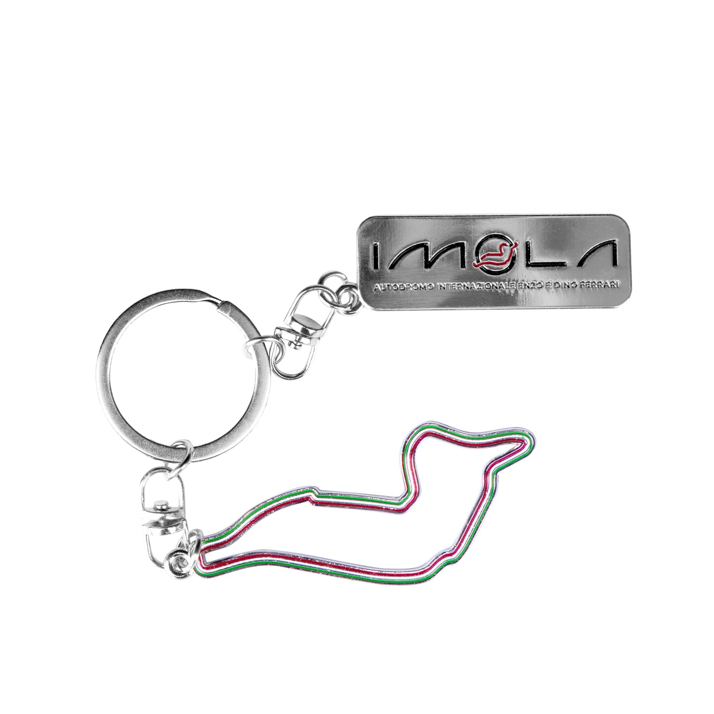 Imola Circuit Racing Multicolor Keyring