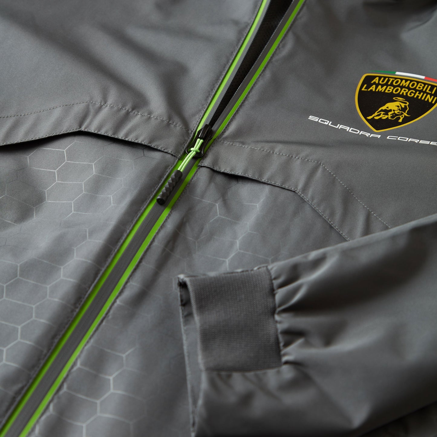 Automobili Lamborghini Squadra Corse Grey Lightweight Jacket