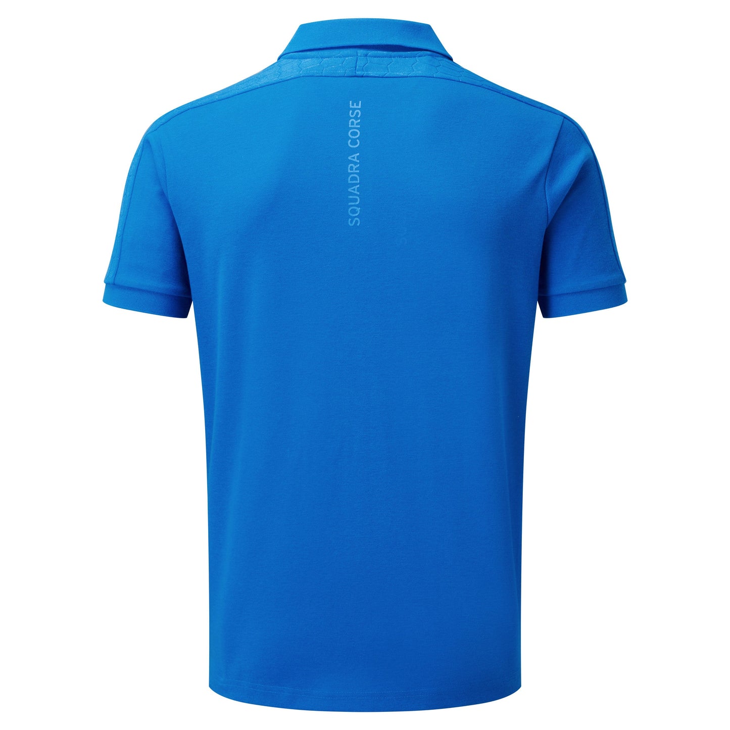 Polo da viaggio blu da uomo Automobili Lamborghini