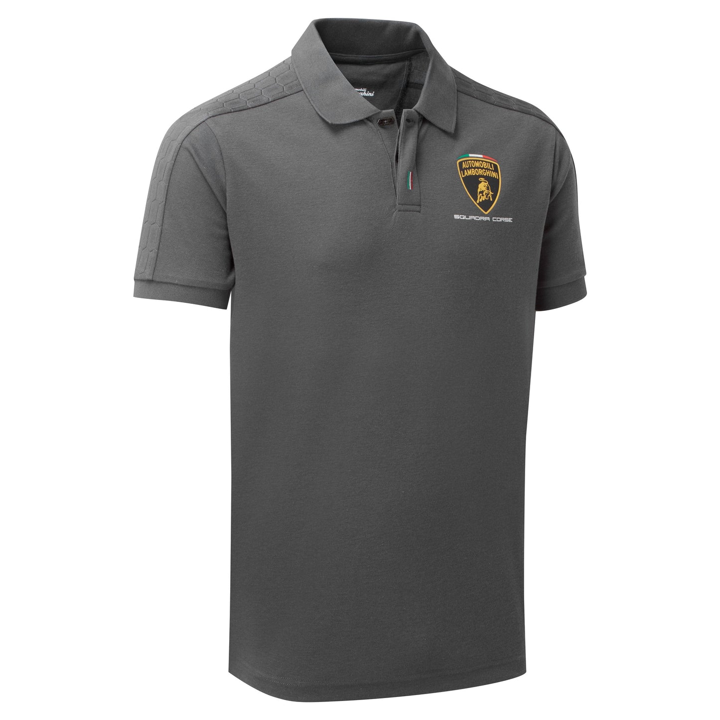 Automobili Lamborghini Grey Men's Travel Polo Shirt