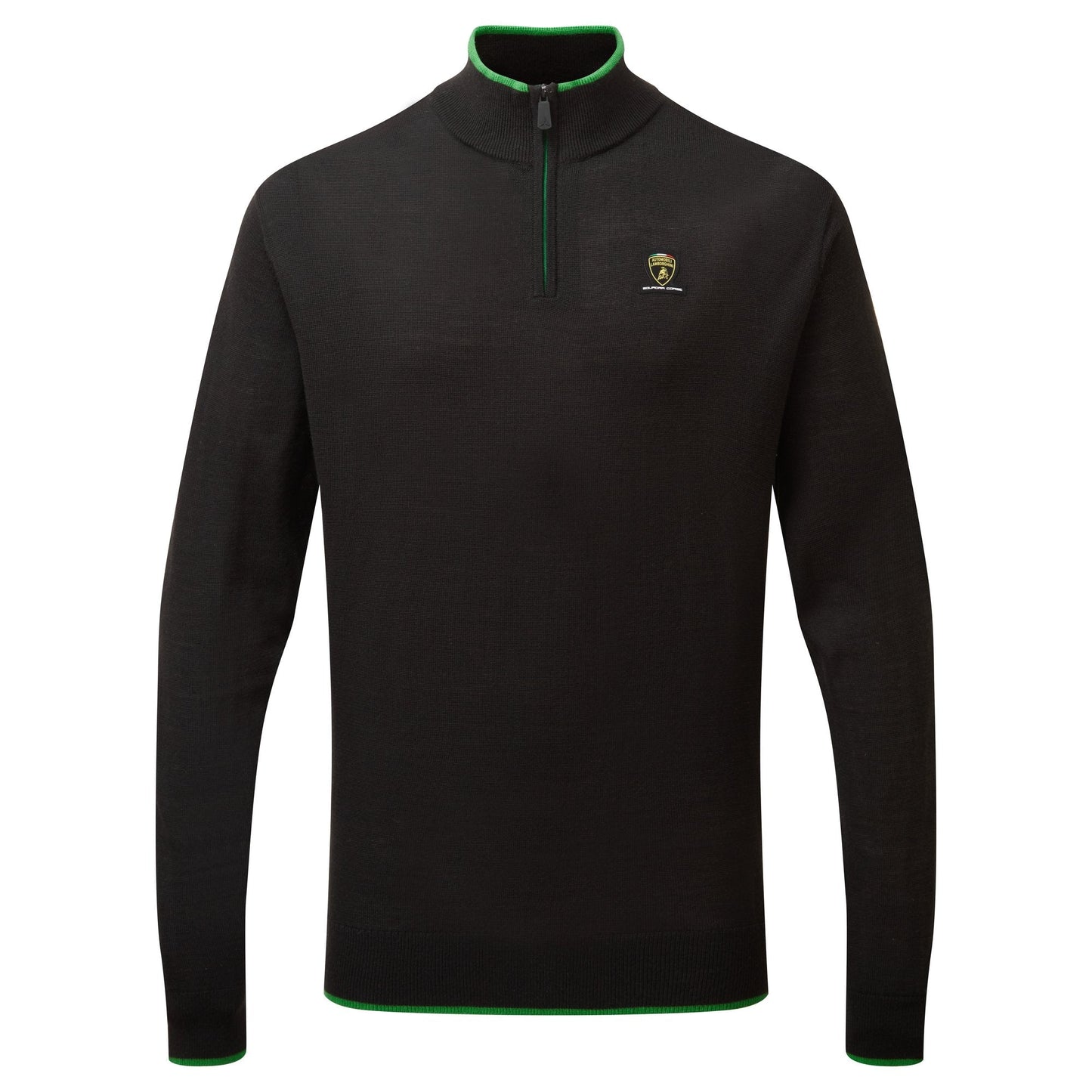 Automobili Lamborghini Squadra Corse Team Maglione nero lavorato a maglia da uomo