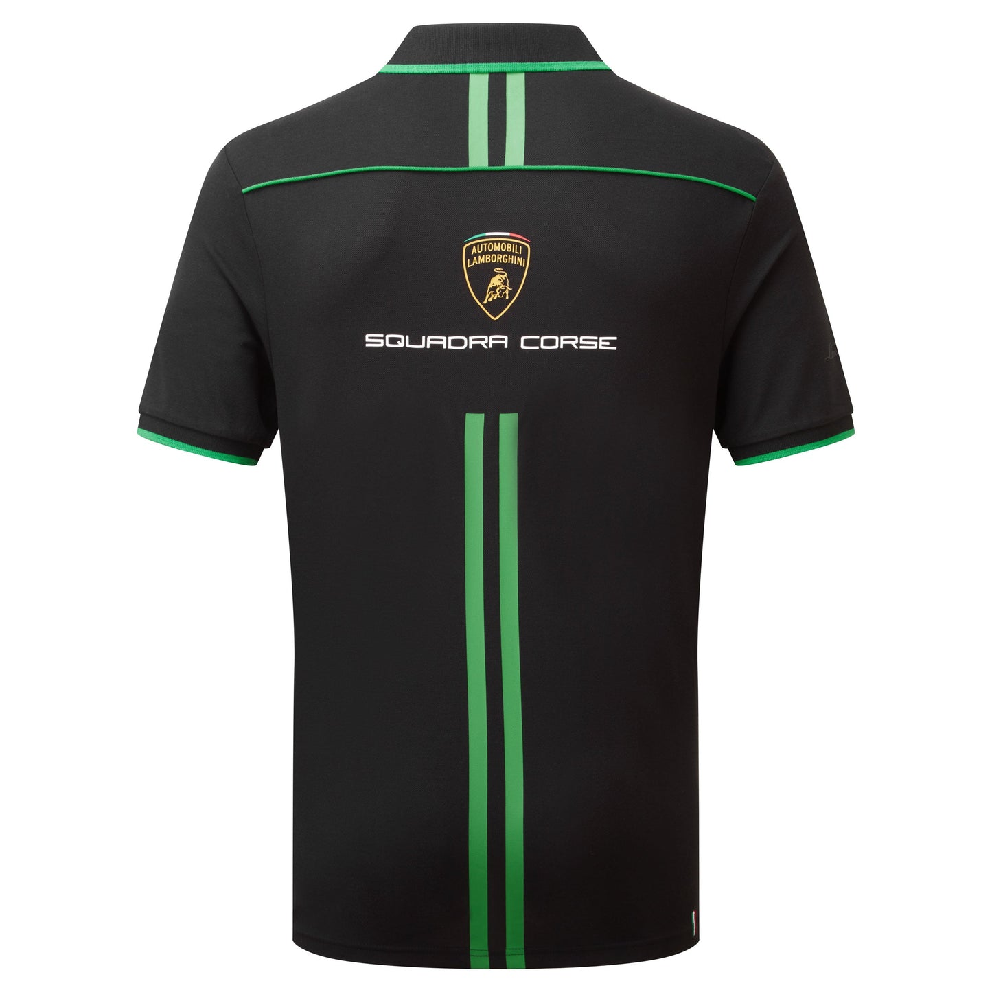 Polo da uomo nera Automobili Lamborghini Team