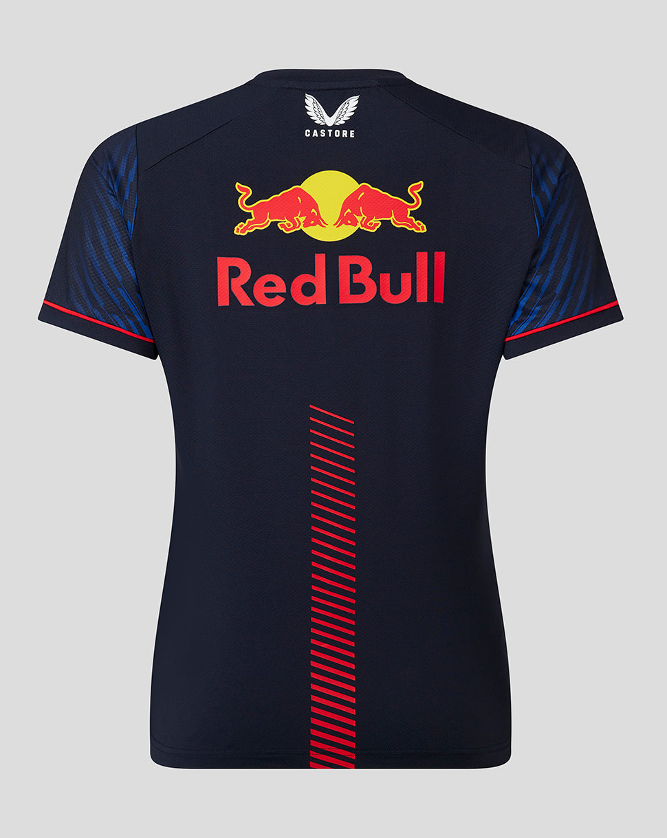 Oracle Red Bull Racing F1 Driver Max Verstappen T-shirt da donna blu cielo notturno