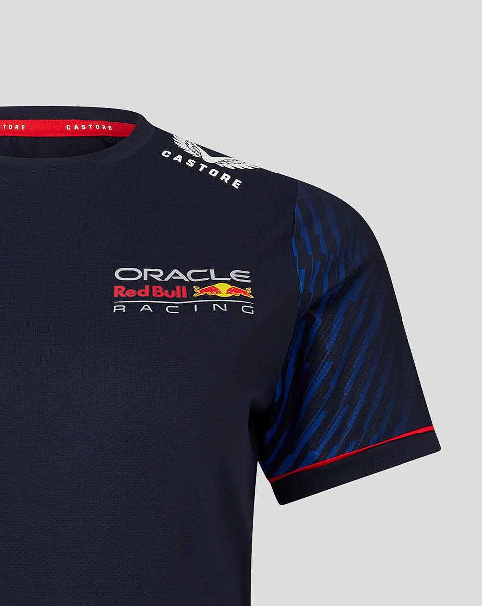 Oracle Red Bull Racing F1 Driver Max Verstappen T-shirt da donna blu cielo notturno
