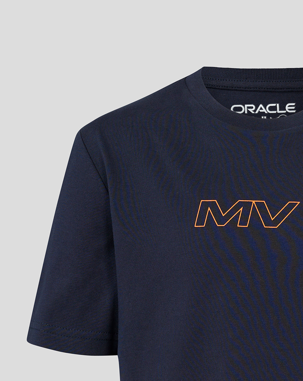 Maglietta Junior Night Sky Blue del pilota di F1 Oracle Red Bull Racing Max Verstappen