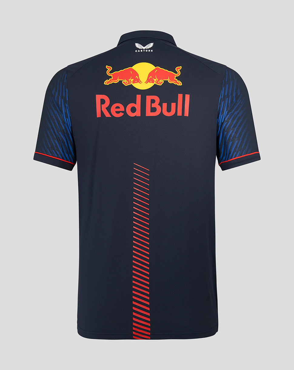 Polo a maniche corte blu notte Oracle Red Bull Racing F1 Driver Sergio "Checo" Perez da uomo