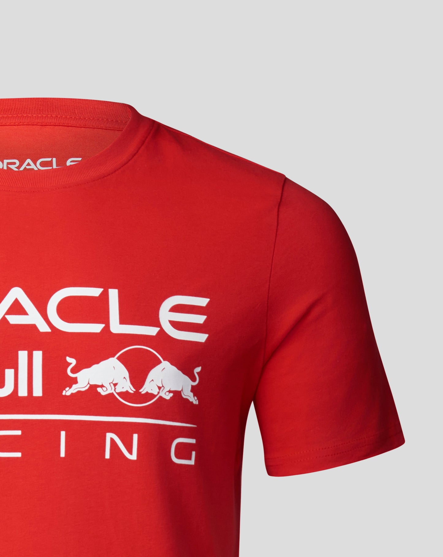 Oracle Red Bull Racing F1 Unisex Large Front Logo Flame Scarlet/White/Night Sky Tee