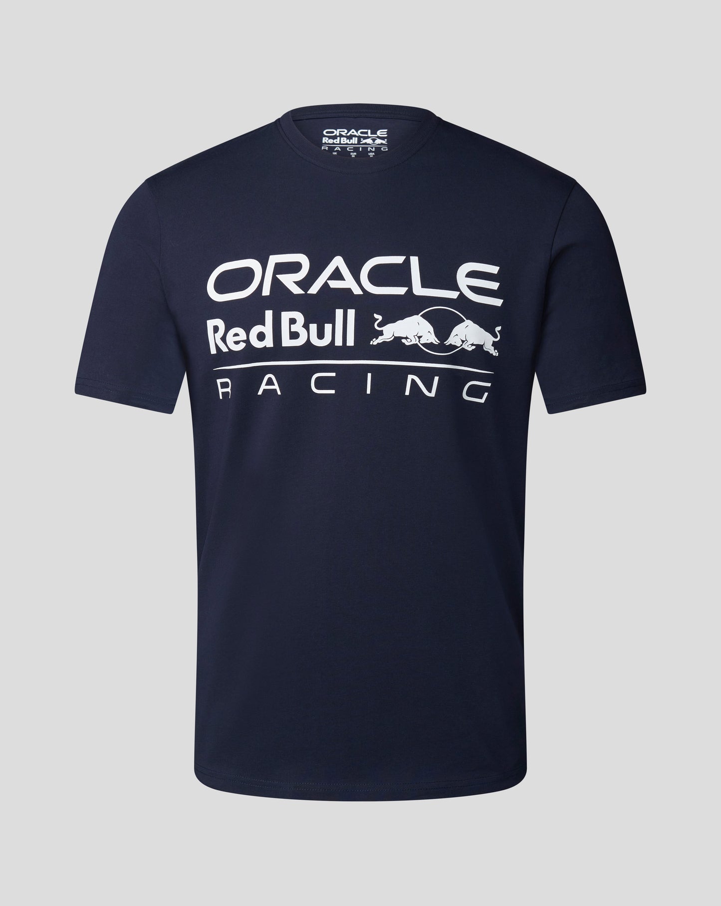 Oracle Red Bull Racing F1 Unisex Large Front Logo Flame Scarlet/White/Night Sky Tee