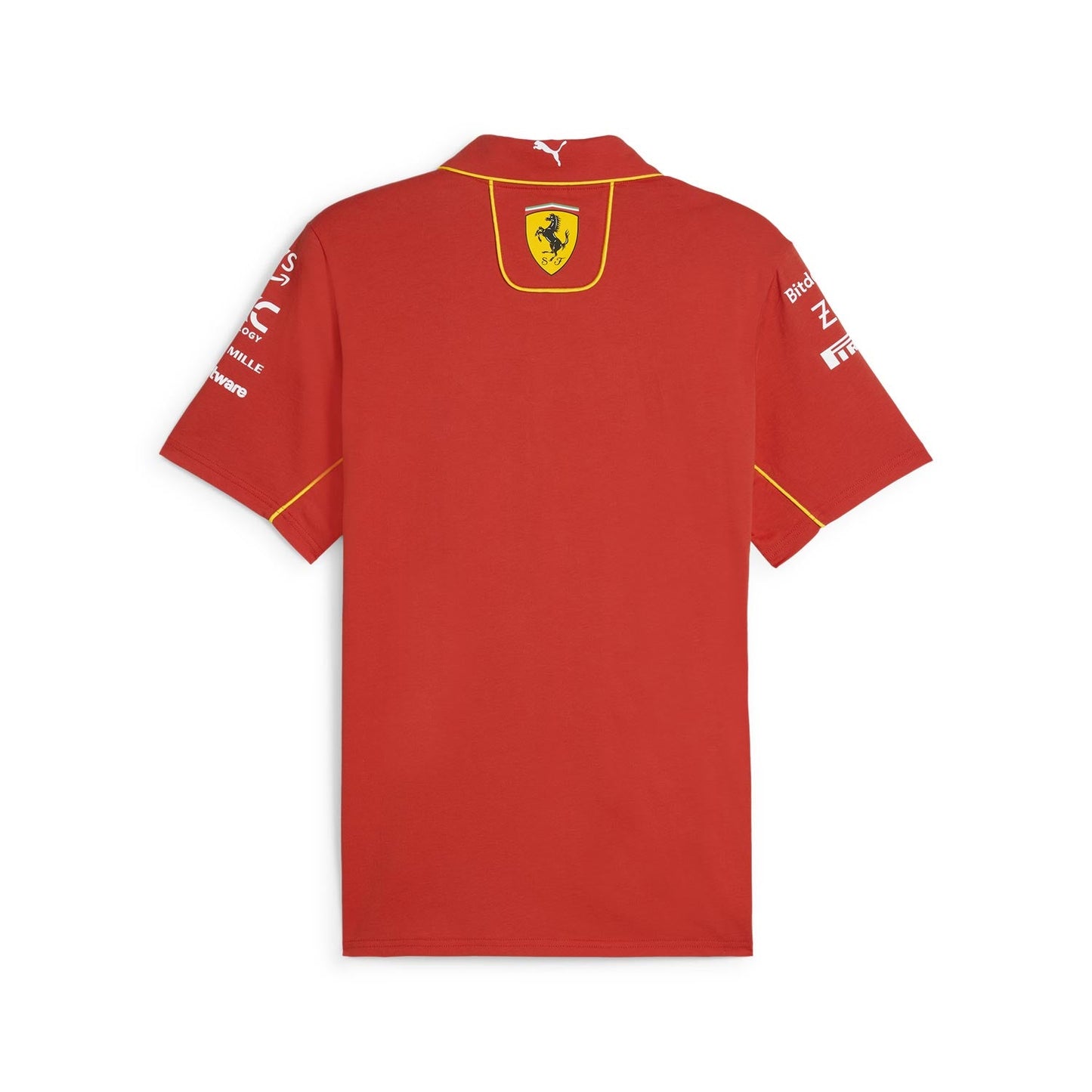 Scuderia Ferrari F1 Team Mens Red Polo 2024