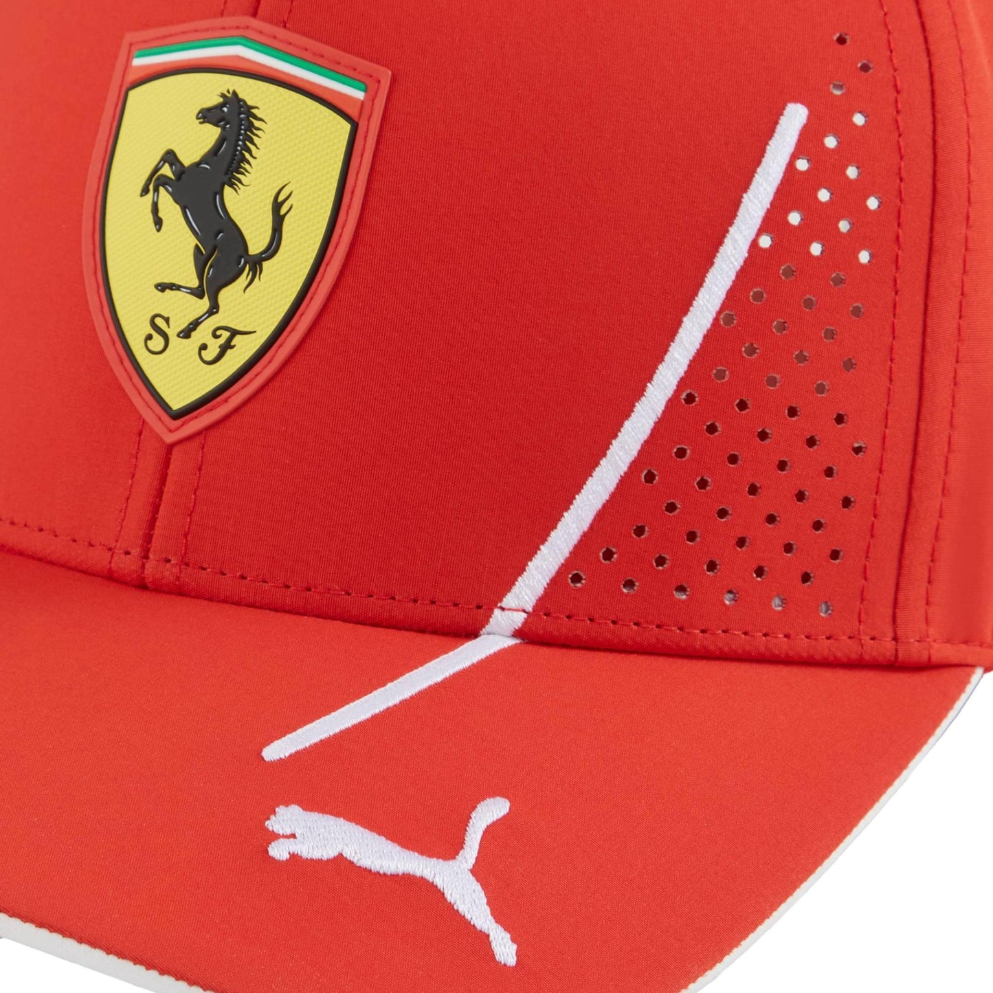 Scuderia Ferrari F1 Team Unisex Pilota Charles Lerclerc Cappello Rosso 2024