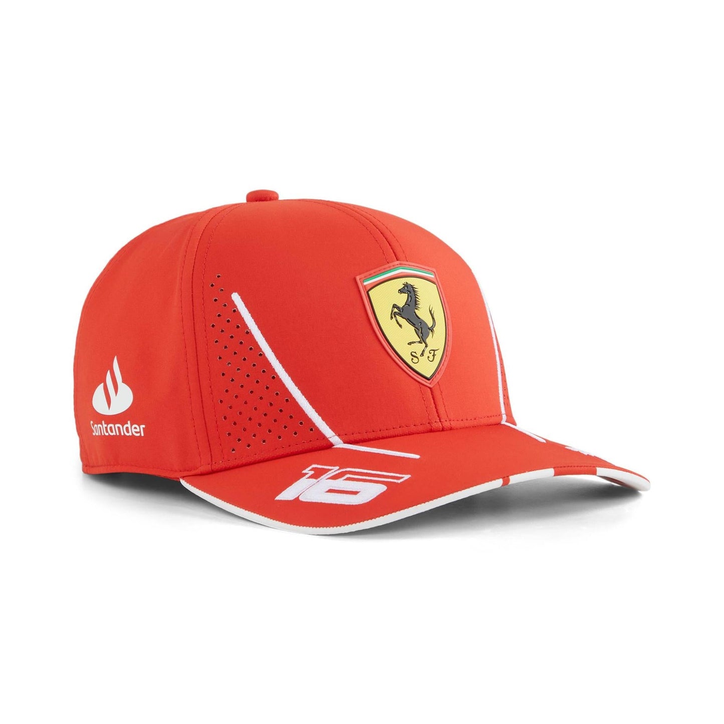 Scuderia Ferrari F1 Team Unisex Pilota Charles Lerclerc Cappello Rosso 2024