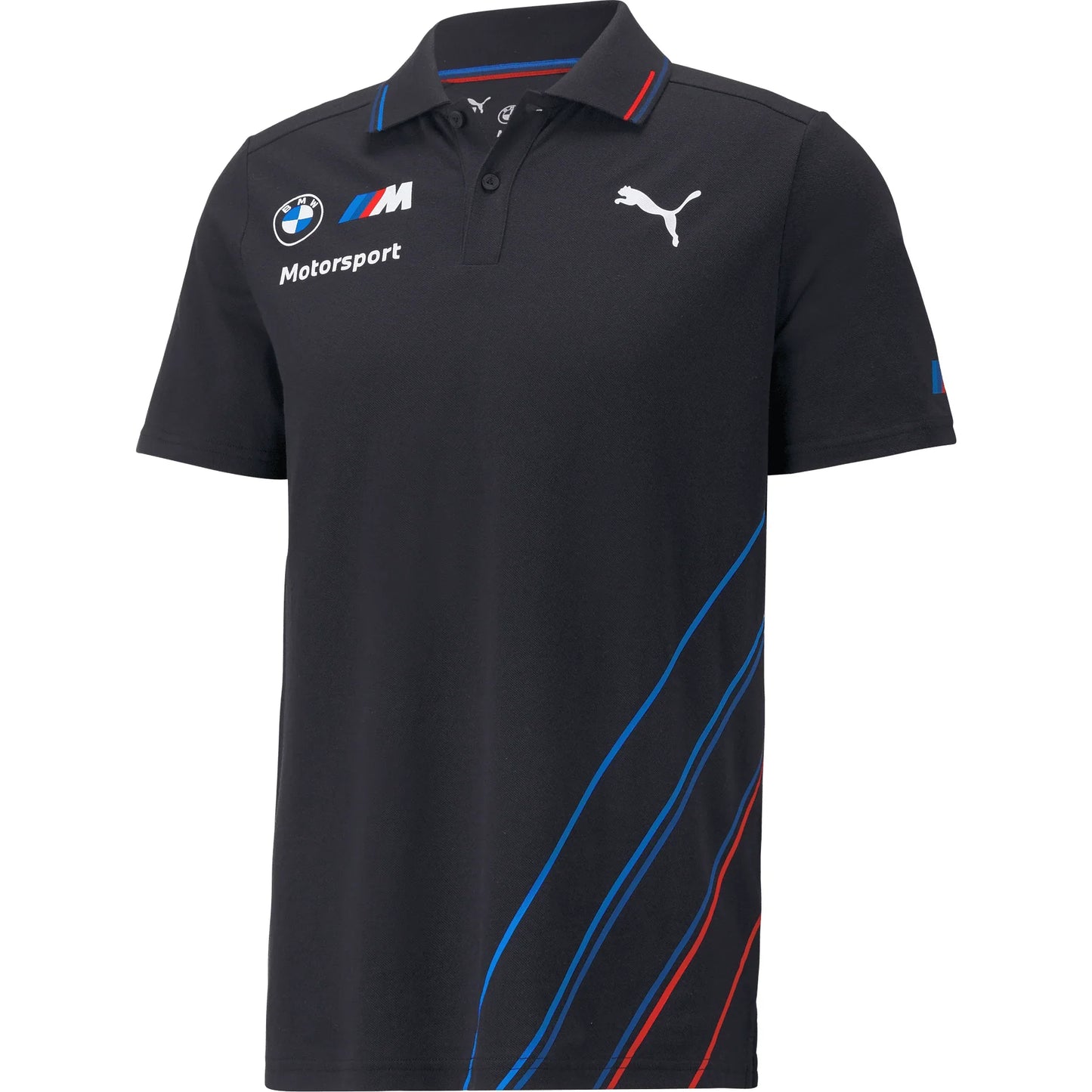 Polo da uomo BMW Motorsport F1 Team bianca/grigia 