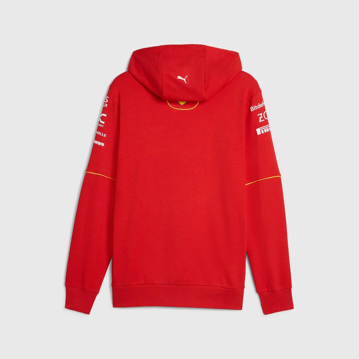 Scuderia Ferrari F1 Mens Team Felpa con cappuccio rossa 2024