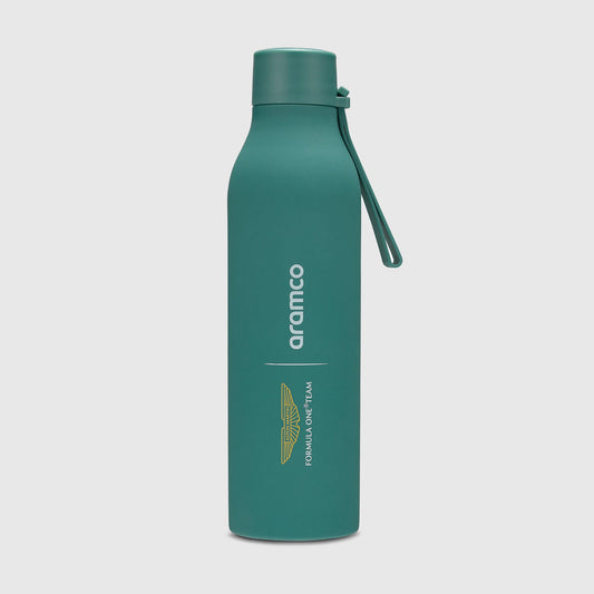 Borraccia verde con logo del team Aston Martin F1