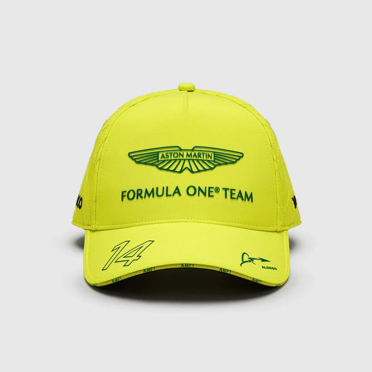 Aston Martin F1 Team Unisex Pilota Fernando Alfonso Cappello giallo 2024