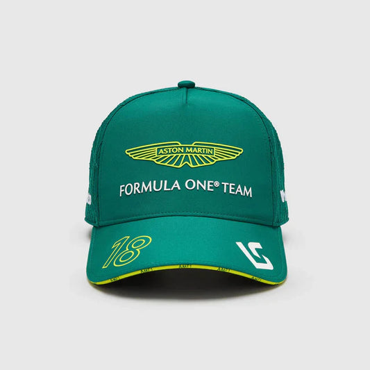 Aston Martin F1 Team Unisex Driver Lance Stroll Cappello Verde 2024