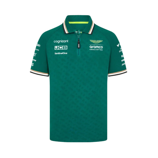 Polo verde da uomo Aston Martin F1 Team 2024