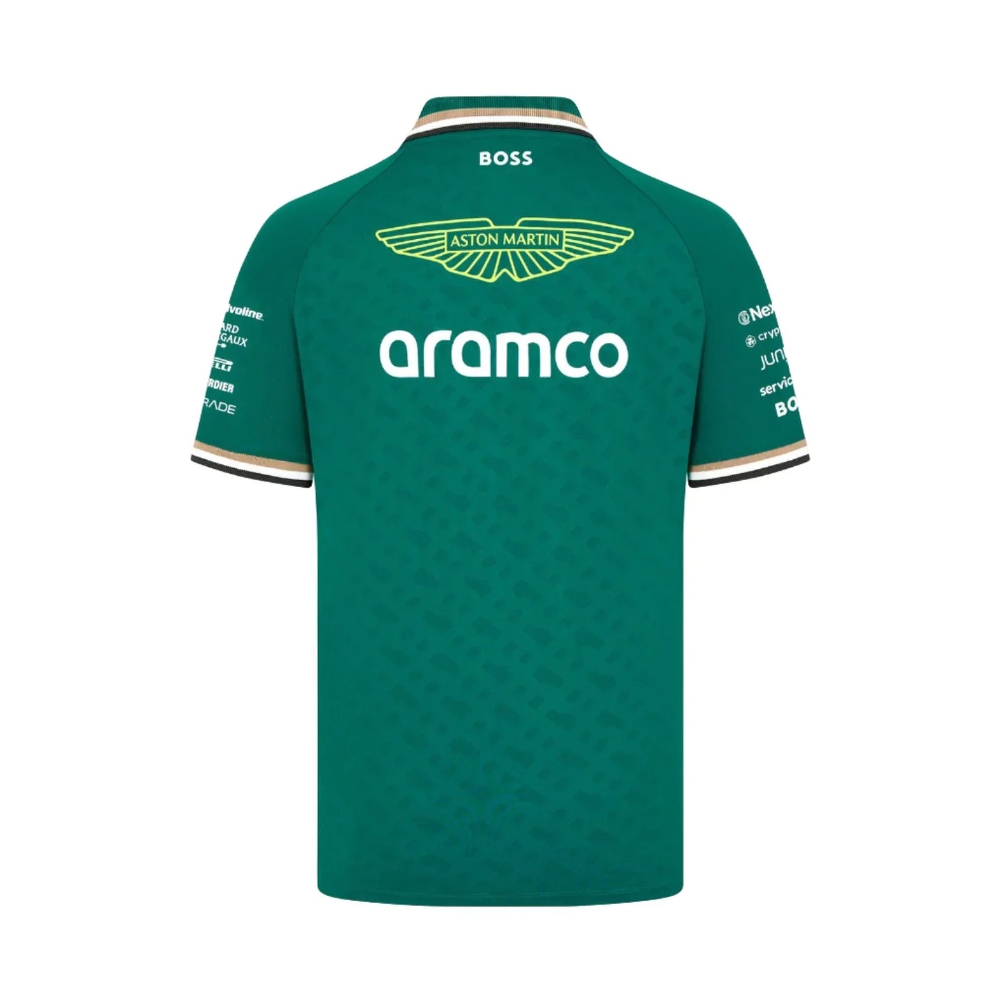 Polo verde da uomo Aston Martin F1 Team 2024