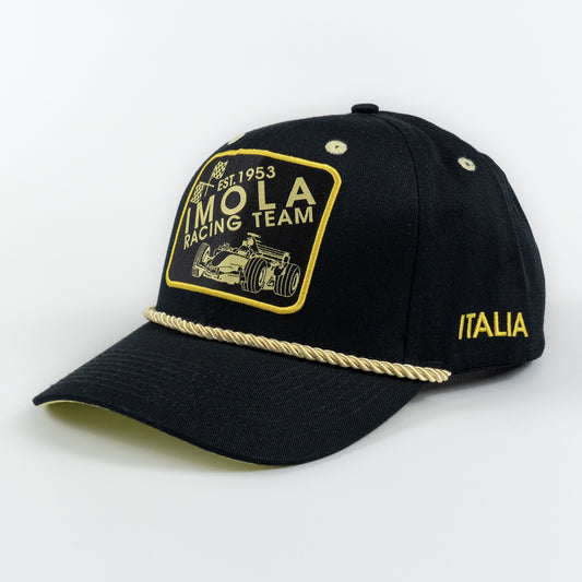Imola Circuit Racing Heritage Unisex Black and Yellow Hat