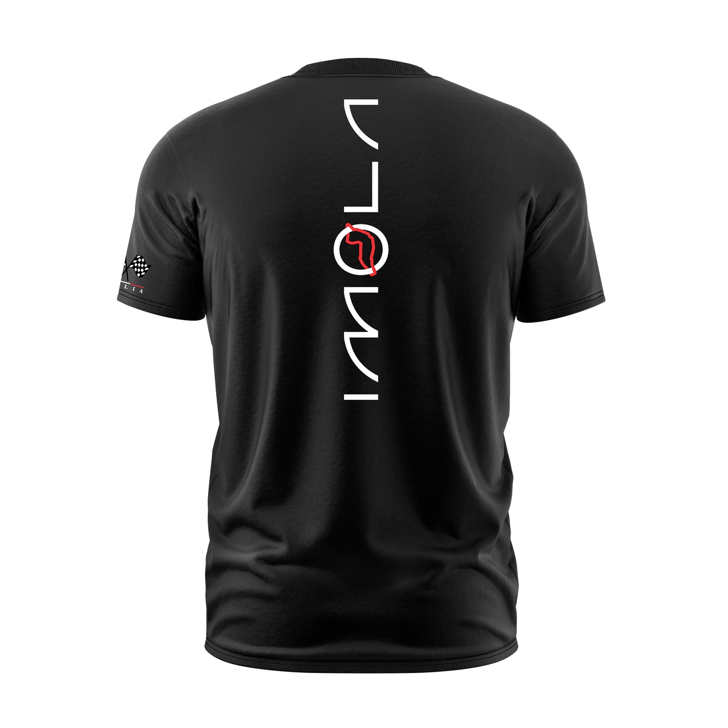 Maglietta rossa da uomo con logo del circuito di Imola 