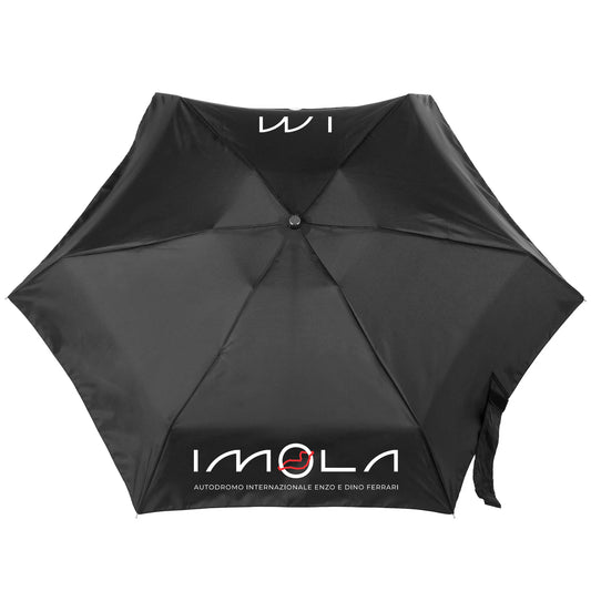 Ombrello compatto nero circuito di Imola