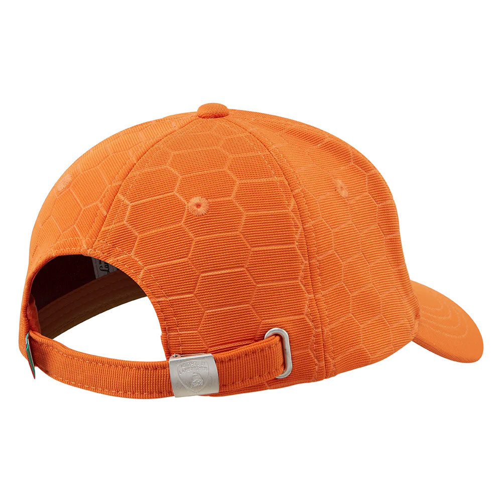 Cappello Arancione da viaggio unisex Automobili Lamborghini Squadra Corse Team 