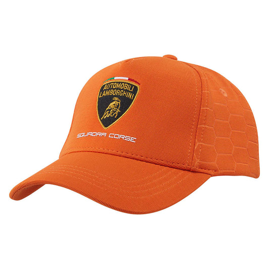 Cappello Arancione da viaggio unisex Automobili Lamborghini Squadra Corse Team 