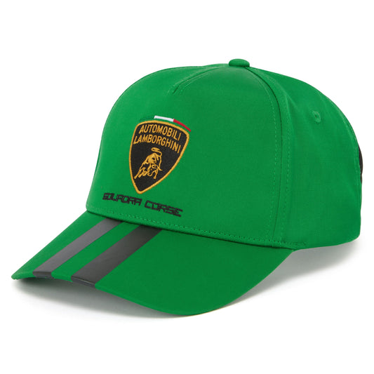 Cappello Verde da viaggio unisex Automobili Lamborghini Squadra Corse 