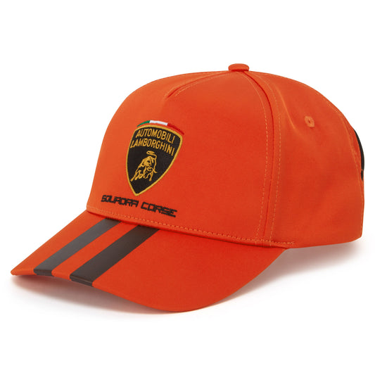 Cappello Arancione da viaggio unisex Automobili Lamborghini Squadra Corse 