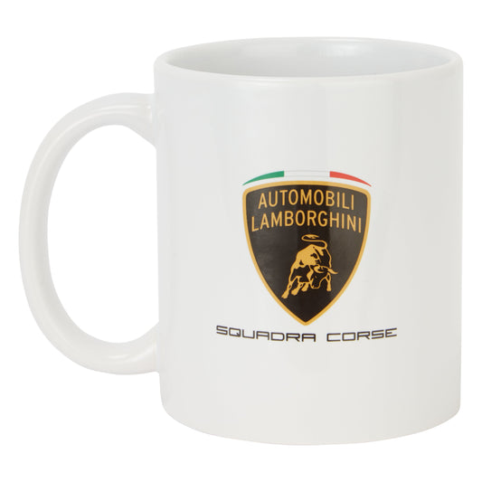 Tazza bianca Automobili Lamborghini Squadra Corse Team