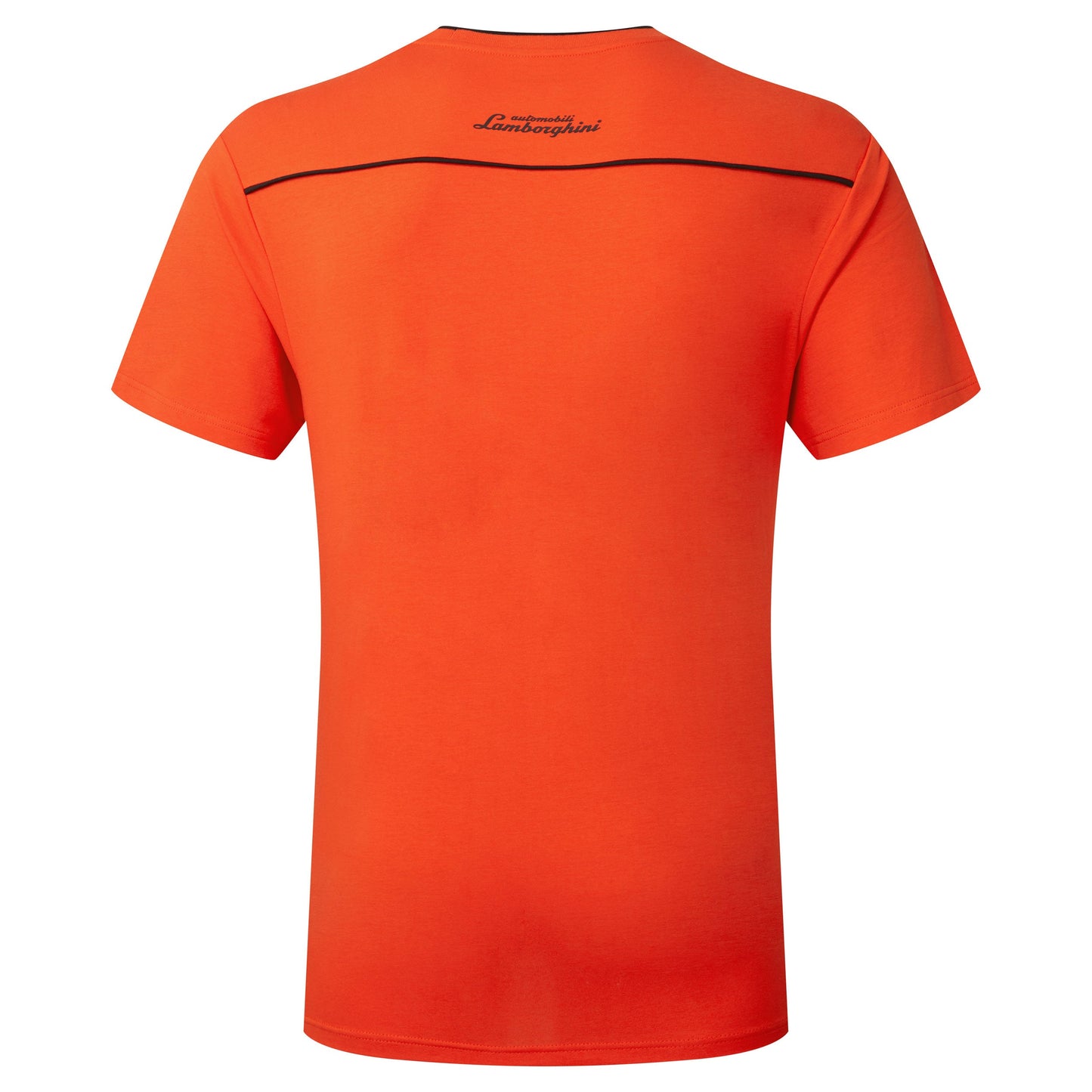 T-shirt arancione da viaggio da uomo Automobili Lamborghini Squadra Corse