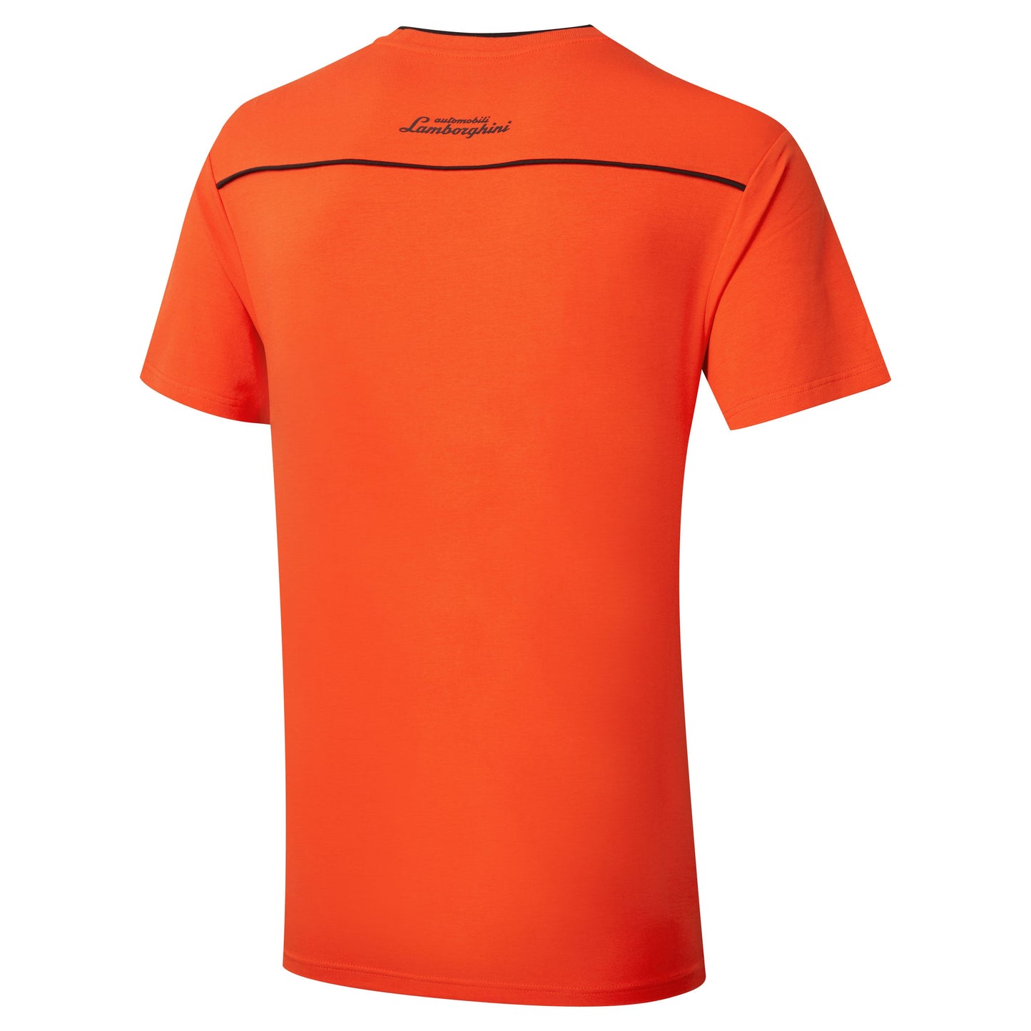 T-shirt arancione da viaggio da uomo Automobili Lamborghini Squadra Corse