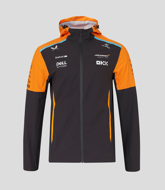 McLaren Racing F1 Team Unisex Long Sleeve Lightweight Autumn Glory/Phantom Rain Jacket